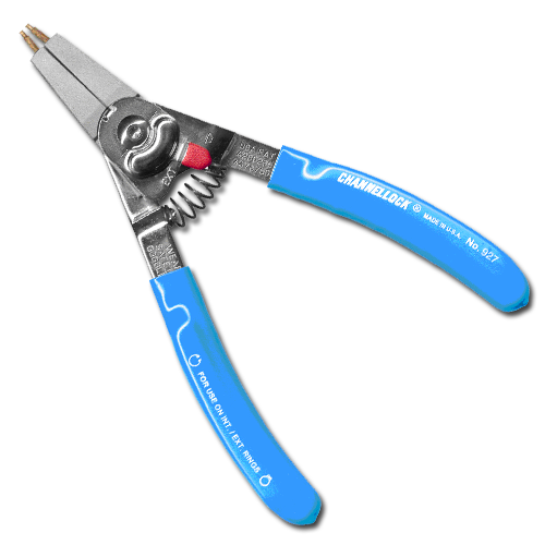 PINZA 8" P/ANILLOS DE RETENCIÓN INTERNOS Y EXTERNOS PUNTA REFORZADA CHANNELLOCK 927