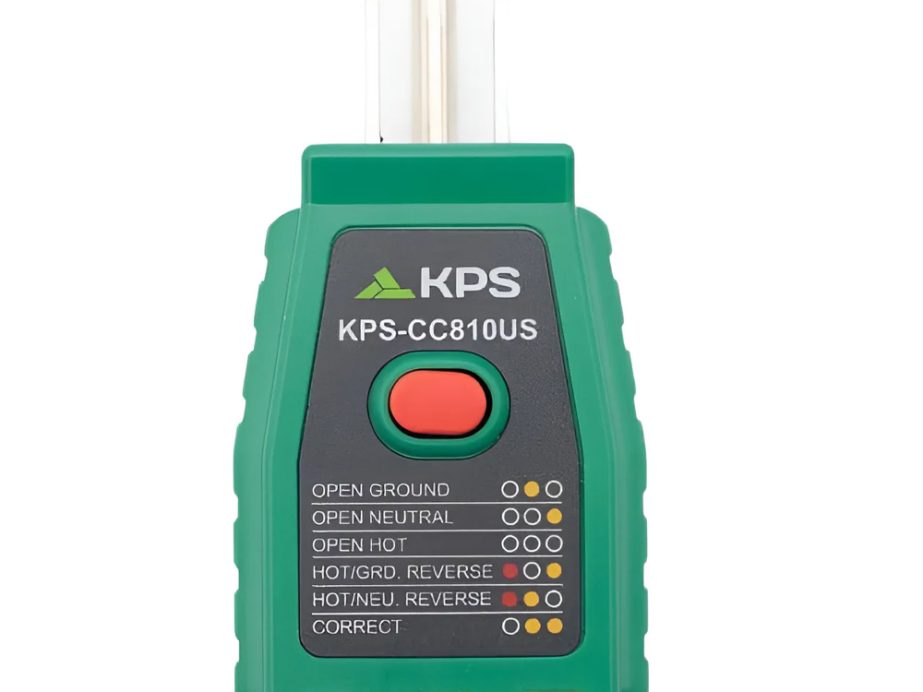 COMPROBADOR DE ENCHUFES 120V GFCI FIABLE DIAGNÓSTICO CABLE KPS CC810US