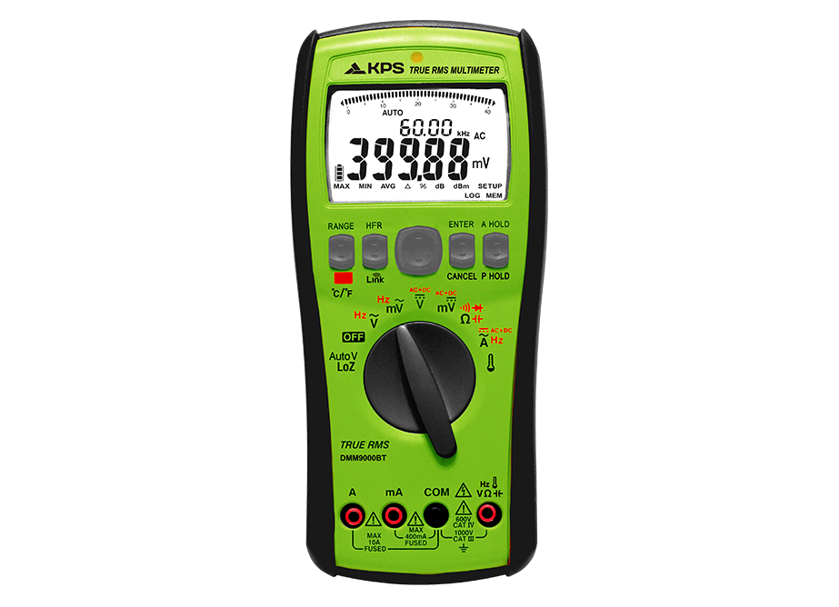 MULTIMETRO TRMS DE ALTA PRECISION CON PANTALLA KPS DMM9000BT